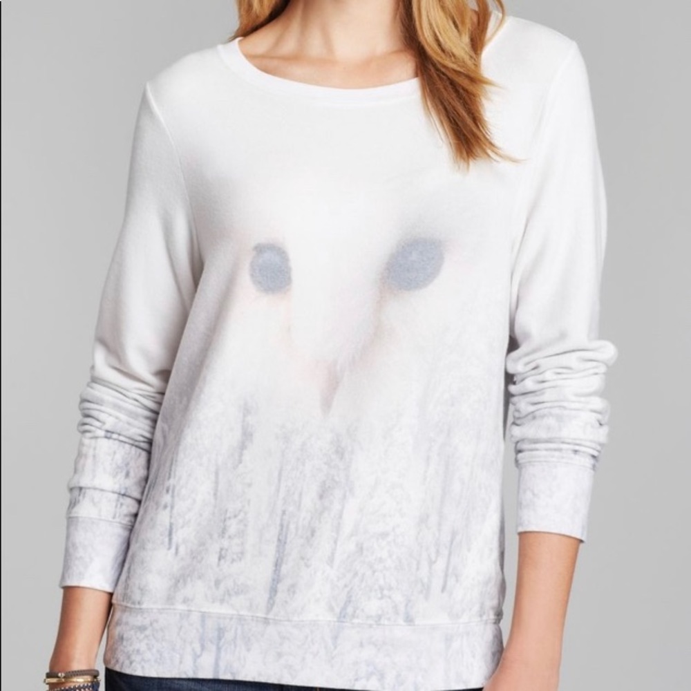 WILDFOX Snowy Forest Owl Long Sleeve